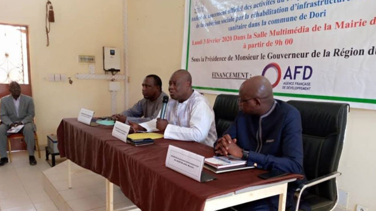 Lancement du Projet d’urgence de renforcement de la cohésion sociale par la réhabilitation des infrastructures sanitaires et scolaires dans la commune de Dori